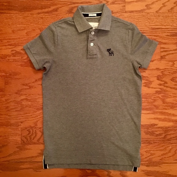 Abercrombie & Fitch Other - Abercrombie & Fitch Grey Shortsleeved Small Polo